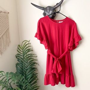 Mustard Seed // Barbie Pink Ruffle Dress 💃